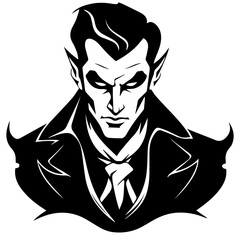 vampire silhouette vector
