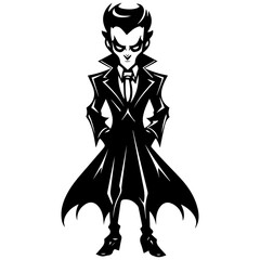 vampire silhouette vector