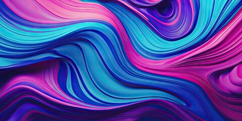 a colorful swirly wall paper Generative AI