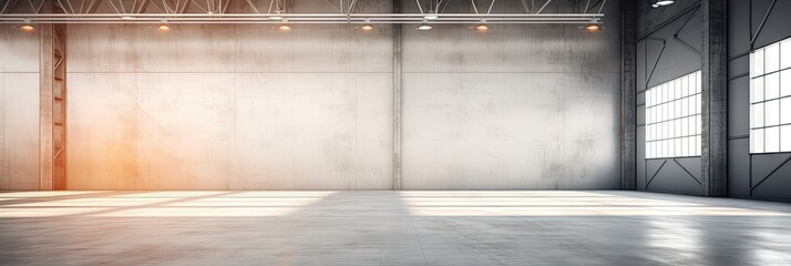 Modern interior design wall mockup with copy space