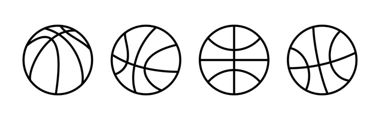 Fototapeta Basketball icon vector. basketball logo vector icon obraz