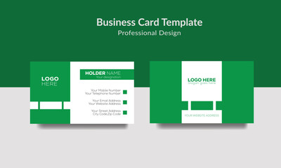 
Simple Professional Business card design for personal and company identity.