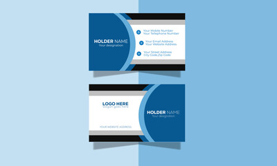 
Simple Professional Business card design for personal and company identity.