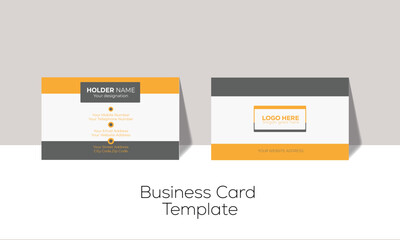 Simple Professional Business card design for personal and company identity.