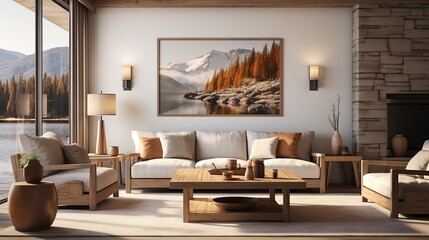 Illustration of the bedroom interior