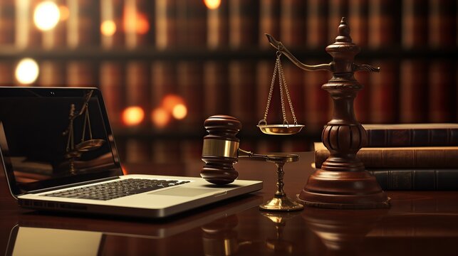Labor law lawyer attorney at law legal advice concept internet law as digital online legal services world map point and line