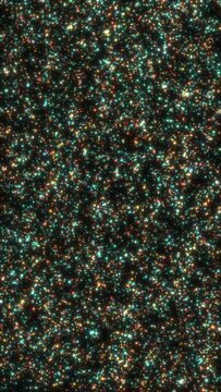Vertical Colorful Sparkling Glitter Background Loop