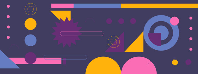 Obraz premium vector colorful geometric mosaic tile background