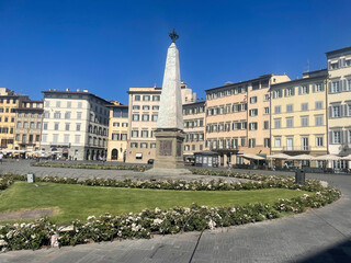 Piazza Santa Maria Nouvelle, Firenze, Italy, Summer
