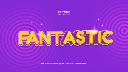 Editable text effect in 3d style. Suitable for brand or business logo