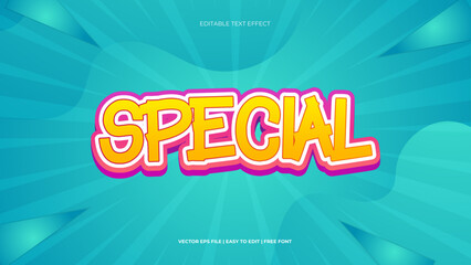 Obraz premium Modern special editable text effect in background. Suitable for tourism promotional banner, brochure template etc.. Typography logo