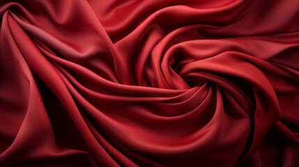 Fototapeta premium red silk background HD 8K wallpaper Stock Photographic Image