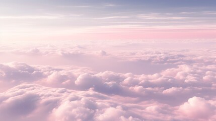 Aerial view White clouds in blue sky. Top. View from drone. Aerial bird's eye. Aerial top view cloudscape. Sky background