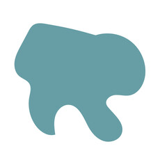 Cool Tone Abstract Shapes Vectors 