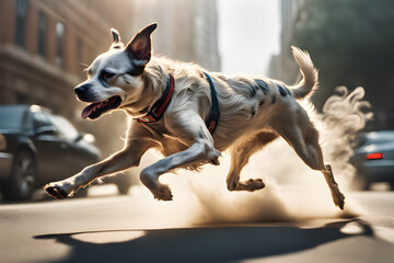 running dog
