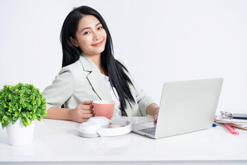 Portrait of young Asian business woman