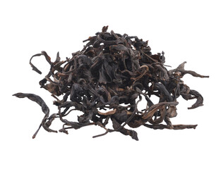 Fototapeta premium Pile of green tea isolated transparent png