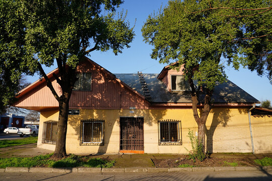 Paried house in a chilian village (Talca, Maule)
