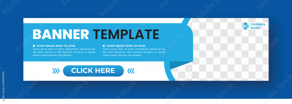 Wall mural abstract web banner design template. abstract geometric web banner vector gradient template. horizon