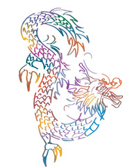 Print辰, 辰年, 年賀状, 2024, はがき, 新年, 2024年, お正月, テンプレート, ドラゴン, 手描き, 干支, 年賀はがき, 新春, 迎春, 謹賀新年, 和風, 和柄, 祝賀, 竜, イラスト, 筆, かっこいい, ベクター, シンボル, シルエット, 水彩