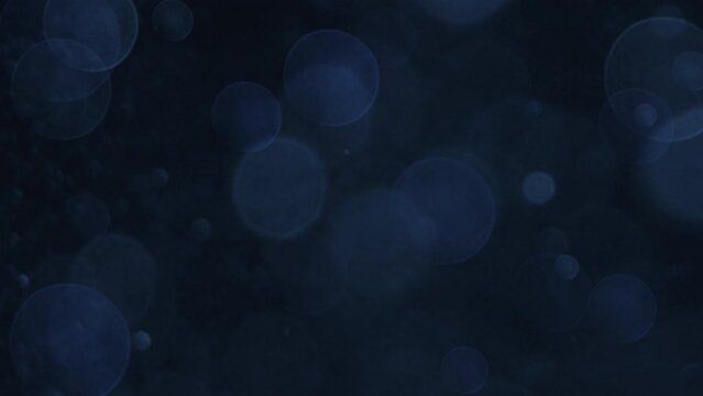 Animated texture element or background of blue circles slowly rising, for use as a background or elemenet in a custom composition you're designing, 4k 24p 