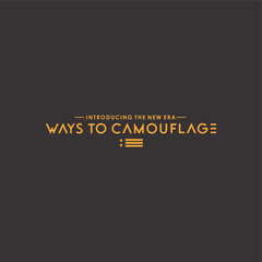 way to camouflage typography slogan for t shirt printing, tee graphic design.  