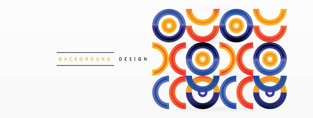Creative modern geometric abstract backgroun design