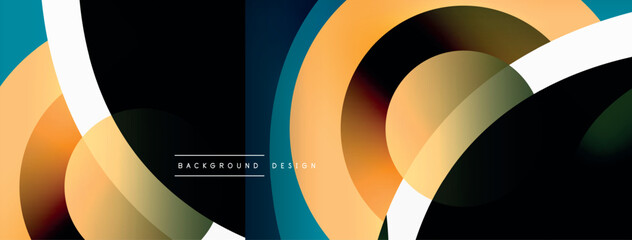 Creative modern geometric abstract backgroun design