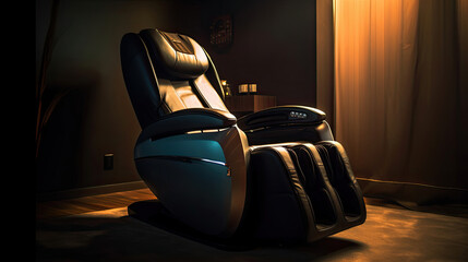 An electric massage chair. Generative Ai