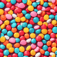 colorful candy background