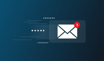 Online email network, entrepreneurs utilizing digital letter communication, email icon, email marketing, dispatching emails or newsletters, internet-based collaborative work network., Vector