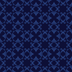 Floral ornamental seamless pattern. Vector illustration can be used for backgrounds, motifs, textile, wallpapers, fabrics, gift wrapping, templates. Design Paper For Scrapbook. Vector.