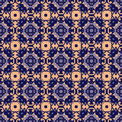 Floral ornamental seamless pattern. Vector illustration can be used for backgrounds, motifs, textile, wallpapers, fabrics, gift wrapping, templates. Design Paper For Scrapbook. Vector.