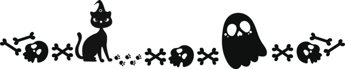 Halloween Border Element Design