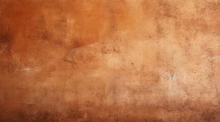 Fototapeta na wymiar Terra cotta colored Venetian plaster texture applied on a wall