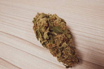 Fototapeta na wymiar Medical cannabis marijuana, jointed herb drugs.