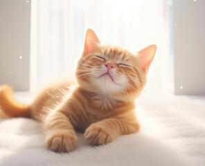Photo of a beautiful kitten