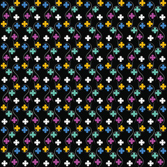 Nice seamless pattern design Vector.