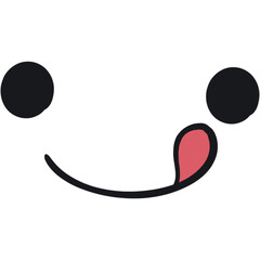 cat and mouse Eye line noodles logo smile fun mask heart happy love cartoon illustrations 