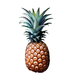 Juicy Pineapple Elegance, Generative AI