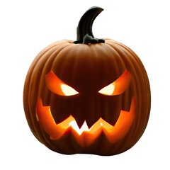 Fototapeta premium Macabre Halloween Pumpkin, Generative AI