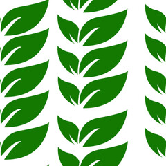 Set of simple floral seamless patterns. Sketch flat drawing. Botanical collage in modern trendy style.