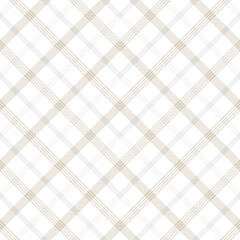 Neutral Colour Classic Plaid textured Seamless Pattern