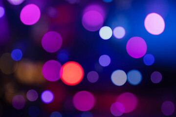 Colorful defocused spots useful as abstract background