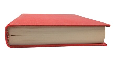 red book isolated over white