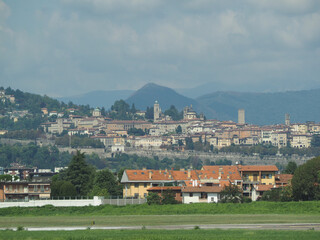 Upper town in Bergamo