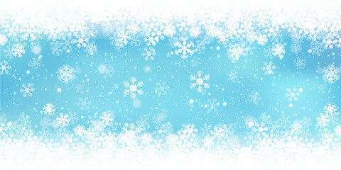 クリスマス　雪　風景　冬　背景