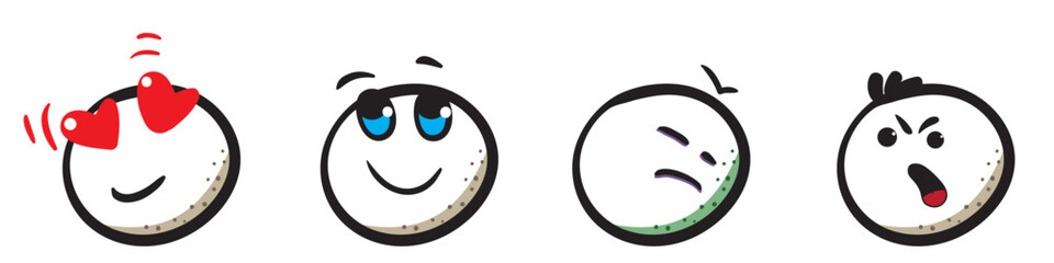 Set of rating of customer service satisfaction. Feedback concept