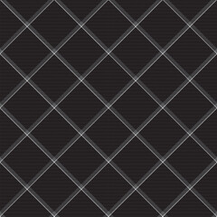 Fototapeta na wymiar Monochrome Classic Plaid textured Seamless Pattern
