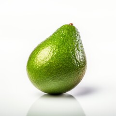 Avocado isolated on white background. Generative AI image